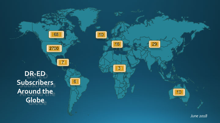DR ED Subscribers chart